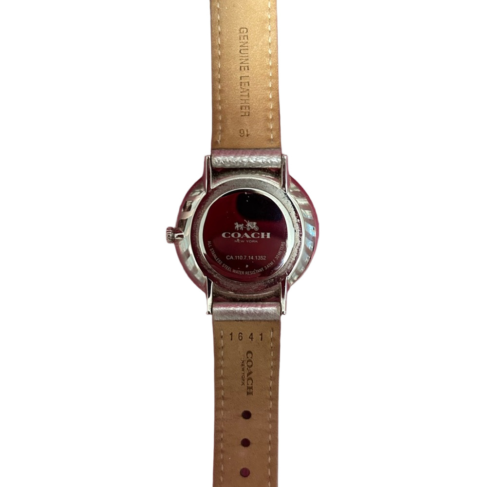 Coach Metallic Silver Women's Watch - Picture 3 of 3